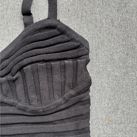 Glassons Black Bandage Crop Top - Picture 4 of 7